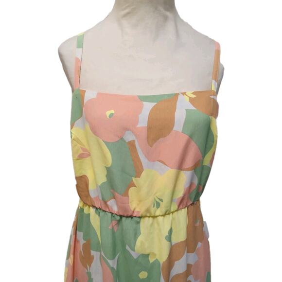 Anthropologie Social Standard Sanctuary Floral Collage Get-Away Maxi Dress Sz M - Picture 8 of 16